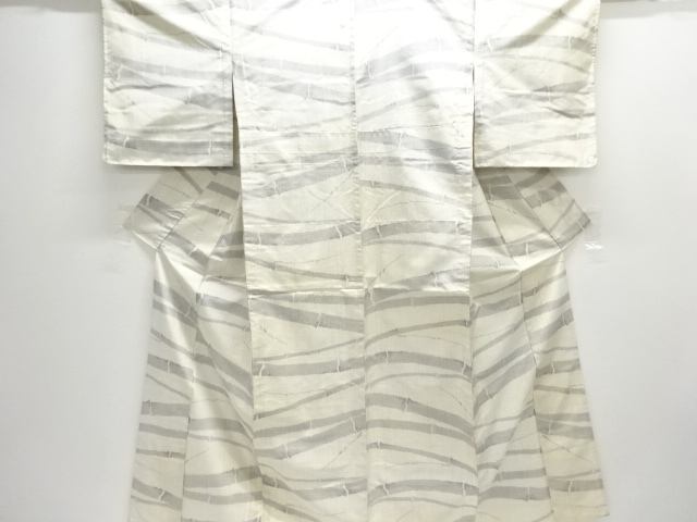 JAPANESE KIMONO / ANTIQUE HITOE KIMONO / TOKAMACHI TSUMUGI / WOVEN BAMBOO